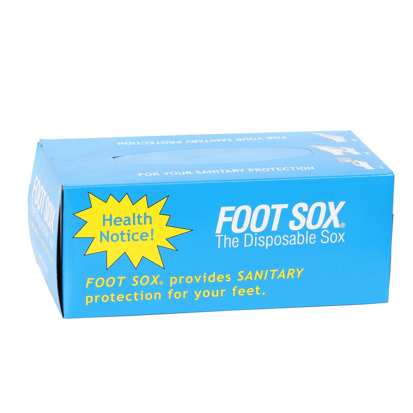 FOOTSOX  One Box (144 Pieces) Try On Footsox. 