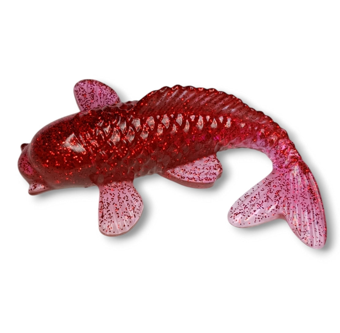 Red Sparkle Koi Fish