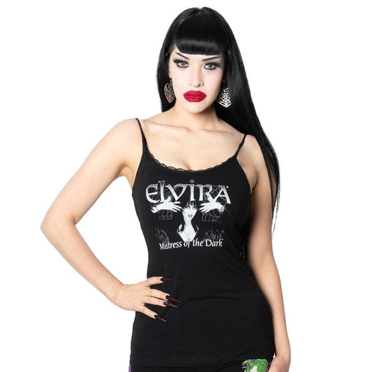 Elvira Classic Logo Web Lace Cami Top