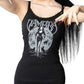 Vampira Slay All Night Lace Cami Top Hip Crypt Kreepsville