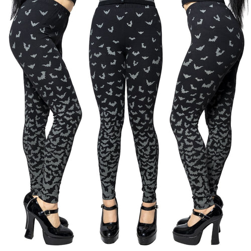 Bat Repeat Gradient Leggings