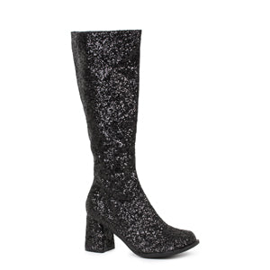 GOGO-G 3" Heel Glitter Gogo Boot. W/Zipper.