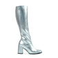 GOGO Ellie Shoes 3" Gogo Boots W/Zipper. EXTENDED S 3 INCH HEEL KNEE HIGH