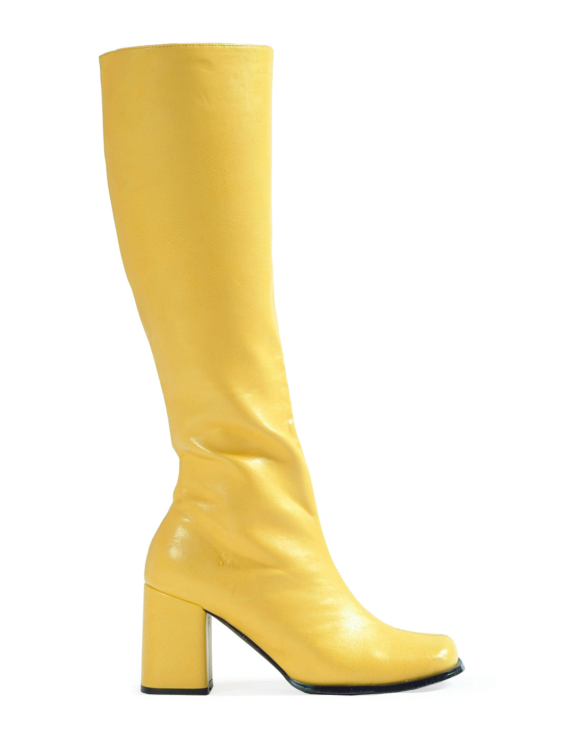 GOGO Ellie Shoes 3" Gogo Boots W/Zipper. EXTENDED S 3 INCH HEEL KNEE HIGH