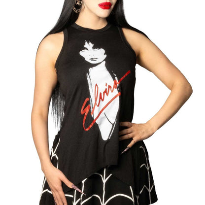 Elvira 1983 Shark Bite Top