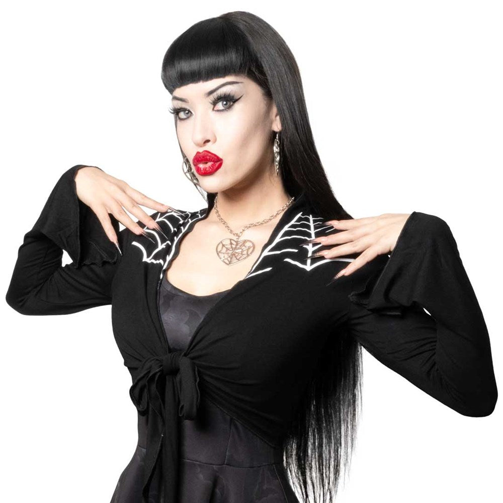 Spiderweb Western Tie Top