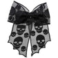 Skull Lace Hair Bow Hip Crypt Kreepsville