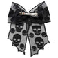 Skull Lace Hair Bow