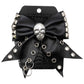 Skull Punk Stud Hair Bow