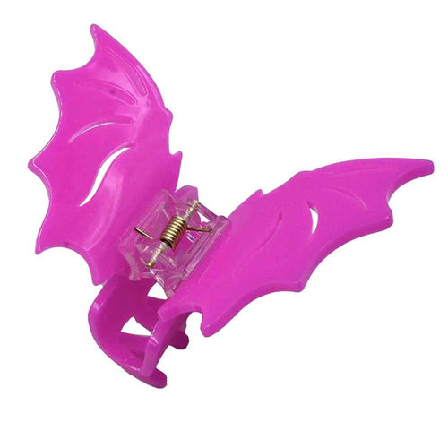Bat Hair Claw Clip Pink