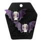 Bat Med Claw Clip Set Purple