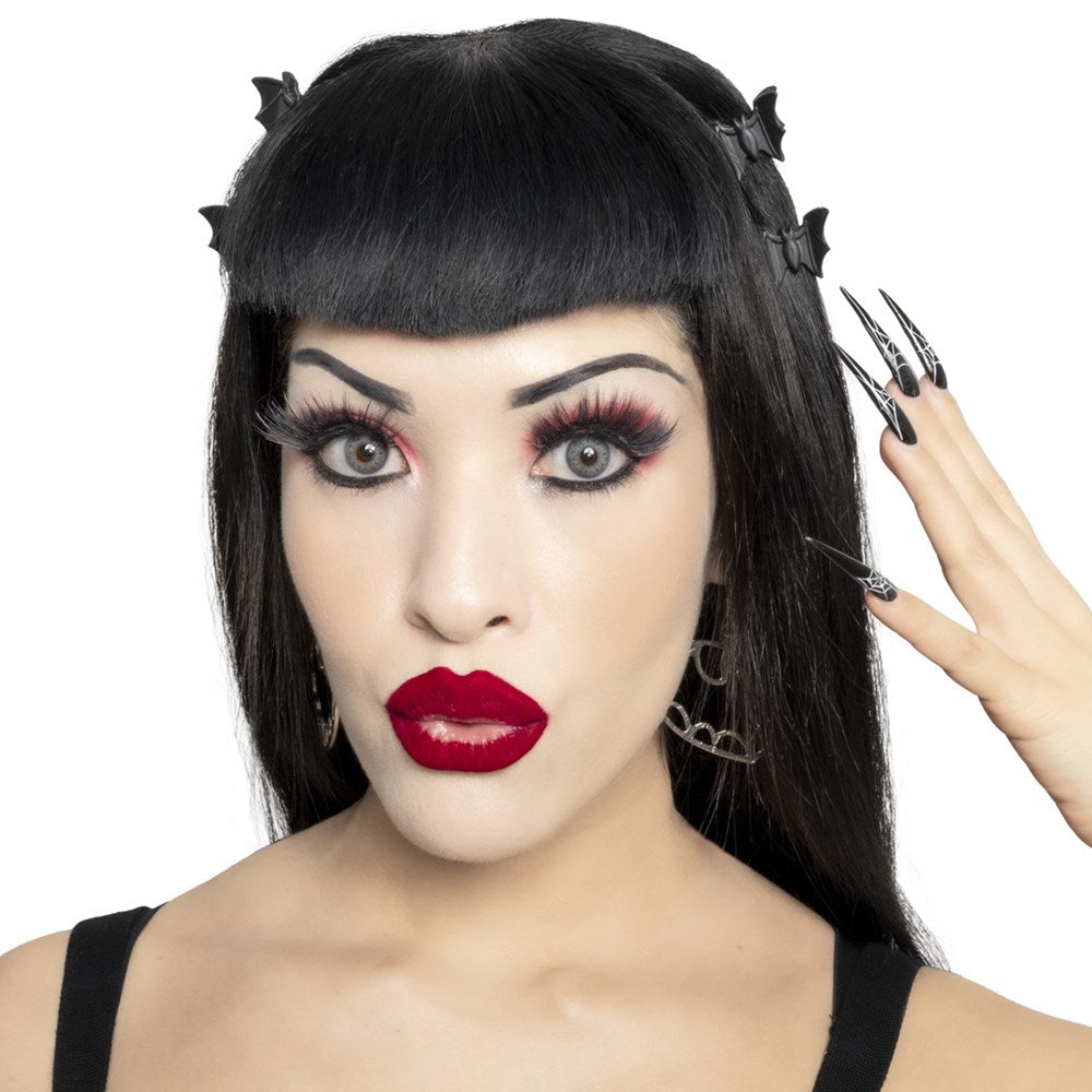 Bat Mini Claw Clip Set Black