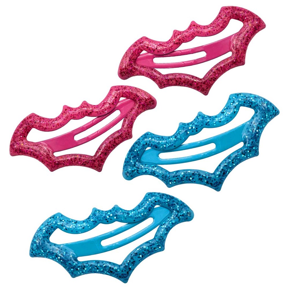 Bat Snap Hair Clips Blue Pink Hip Crypt Kreepsville