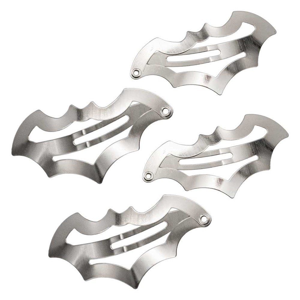 Bat Snap Hair Clips Silver Hip Crypt Kreepsville