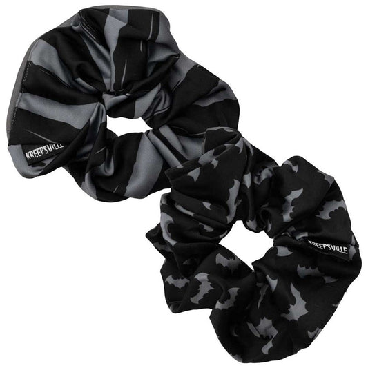 Bats Grey Scrunchie Set Hip Crypt Kreepsville