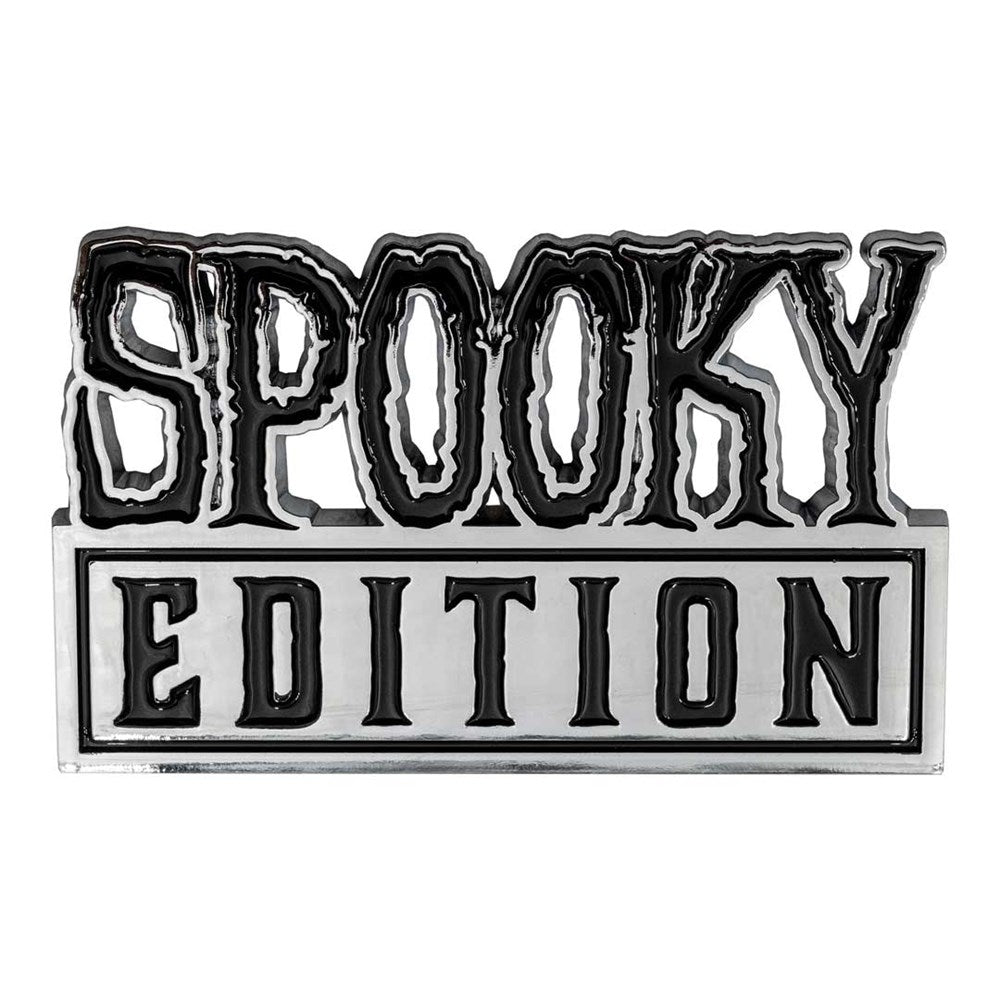 Spooky Edition Chrome Stick On Emblem Hip Crypt Kreepsville
