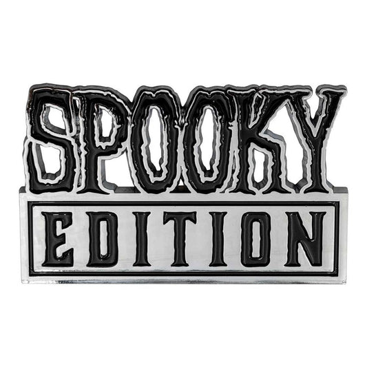 Spooky Edition Chrome Stick On Emblem Hip Crypt Kreepsville