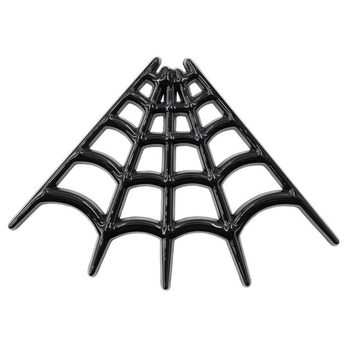 Spiderweb Black  Stick On Emblem