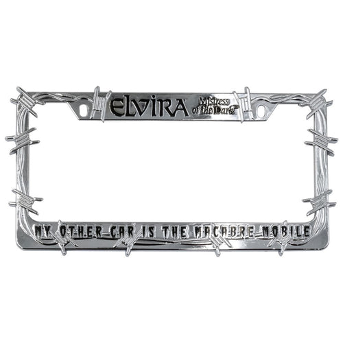 Elvira Macabre Mobile License Plate Frame