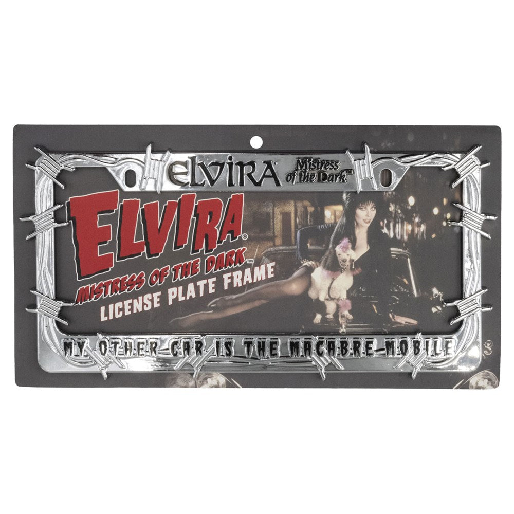 Elvira Macabre Mobile License Plate Frame
