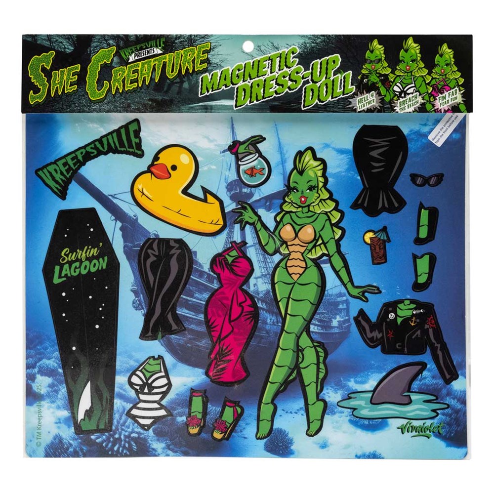 She Creature Dress Up Magnet Set