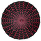 Spiderweb Pink and Black Fabric Parasol