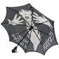 Skull Handle Elvira Classic Logo Umbrella