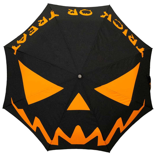 Skull Handle Trick Or Treat Umbrella Hip Crypt Kreepsville