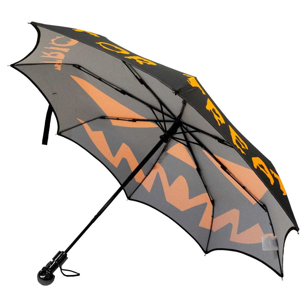 Skull Handle Trick Or Treat Umbrella