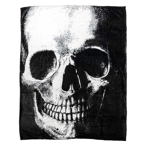 Anatomical Skull Throw Blanket Hip Crypt Kreepsville