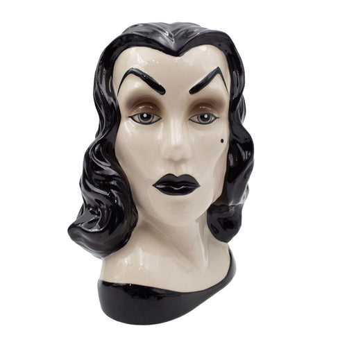 Vampira Portrait Ceramic Vase