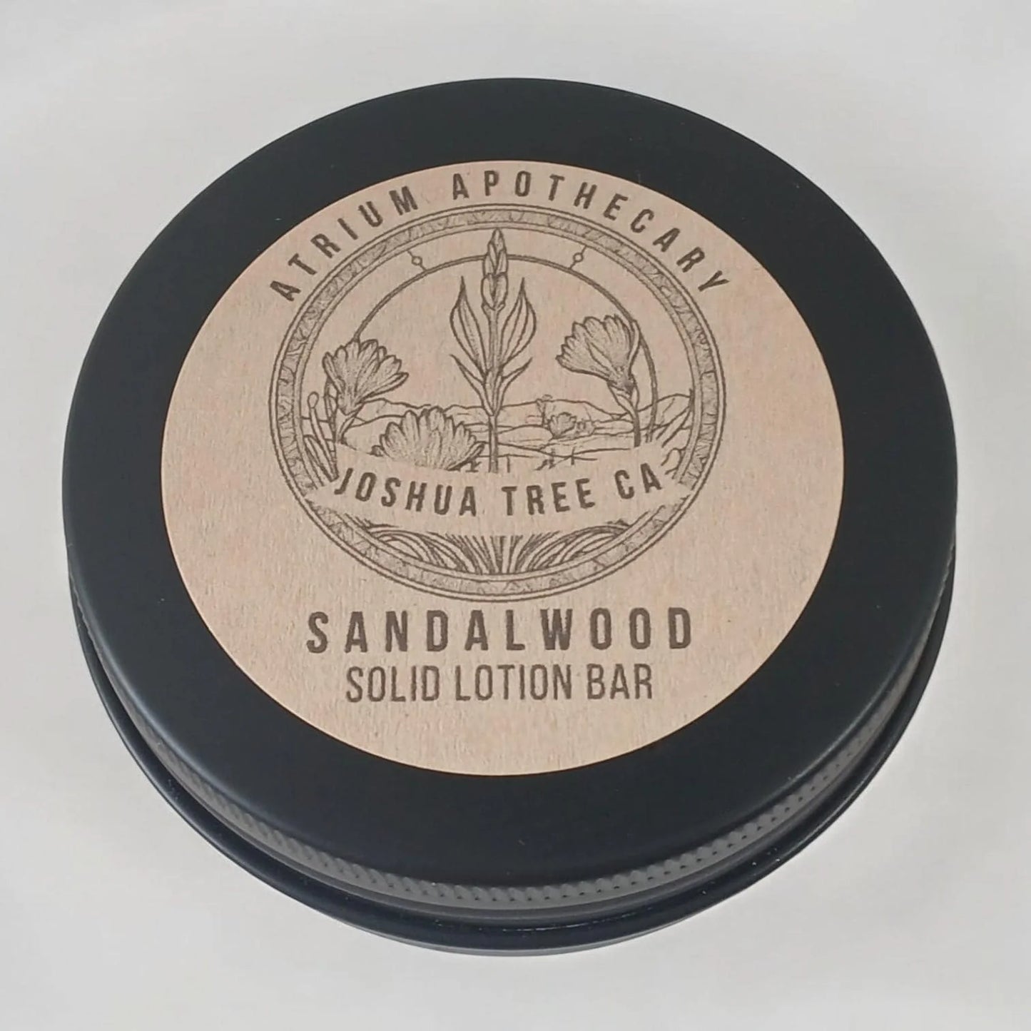 Sandalwood Hydrating Solid Lotion Bar Hip Crypt Atrium Apothecary 