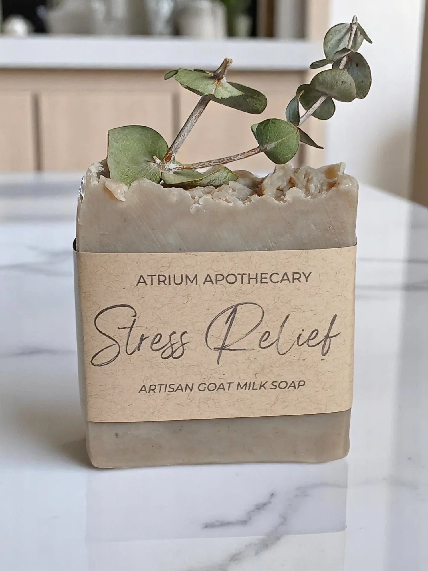 Stress Relief Handmade Artisan Soap Hip Crypt Atrium Apothecary 