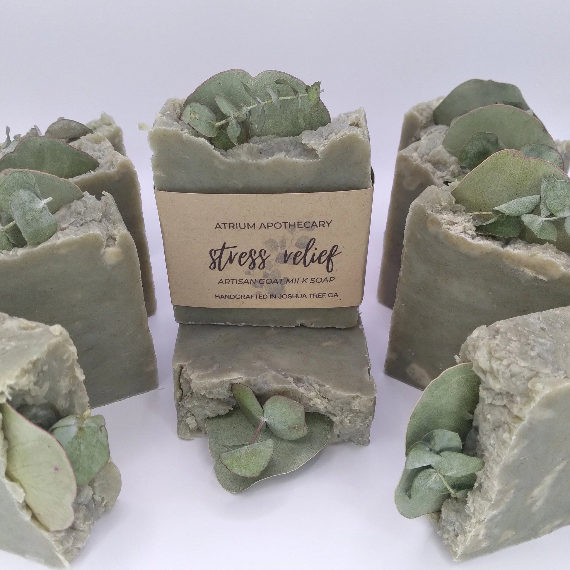Stress Relief Handmade Artisan Soap Hip Crypt Atrium Apothecary 