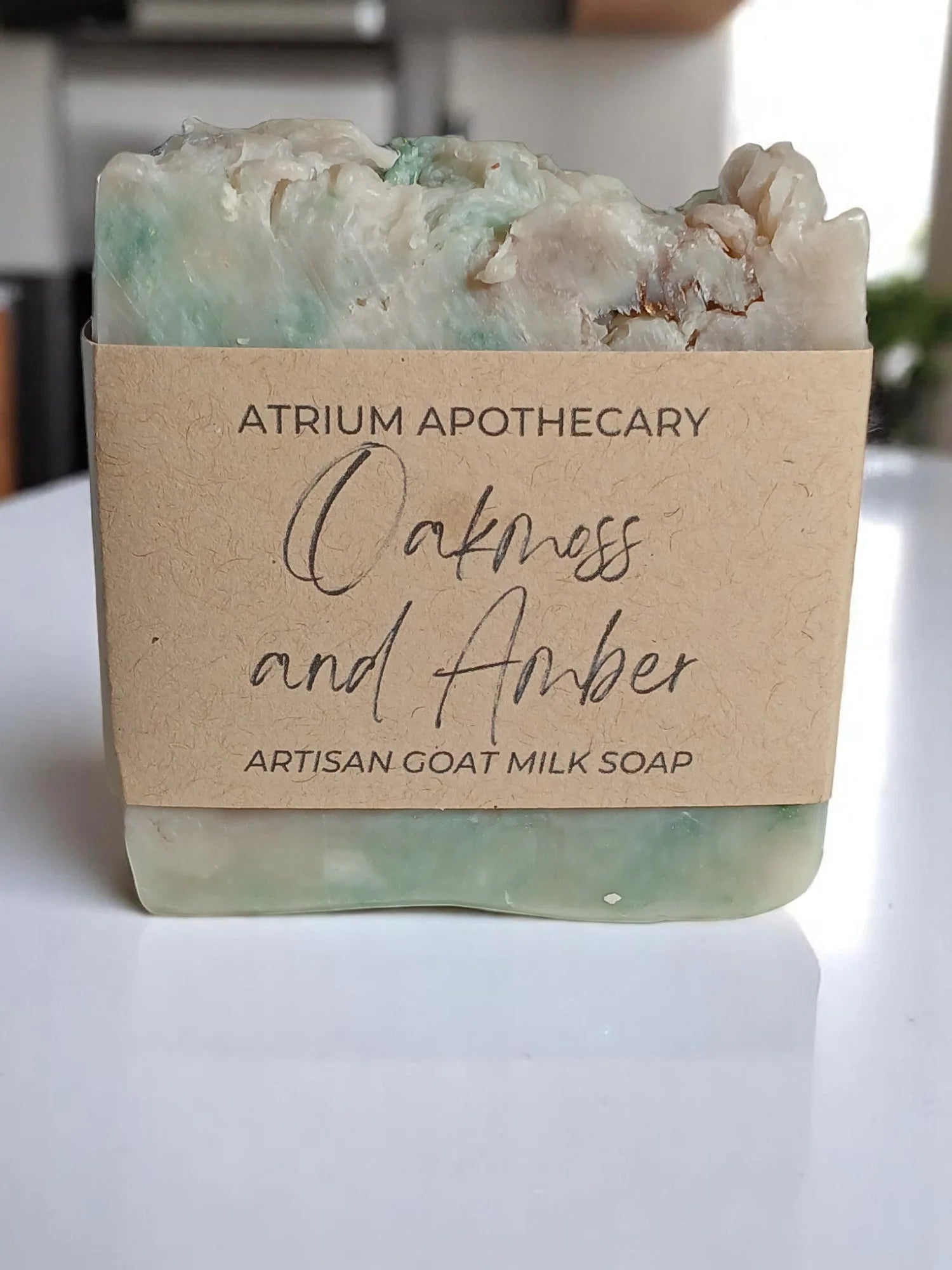 Oakmoss and Amber Artisan Handmade Soap Hip Crypt Atrium Apothecary 