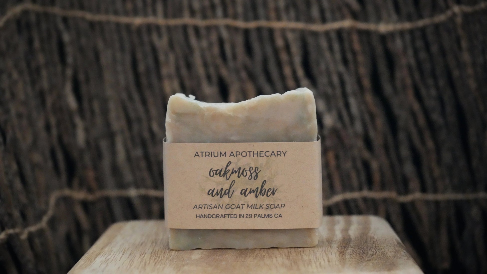 Oakmoss and Amber Artisan Handmade Soap Hip Crypt Atrium Apothecary 
