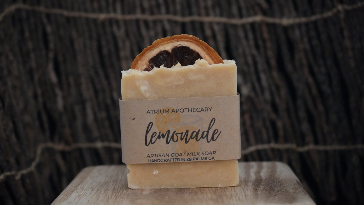 Lemonade Handmade Artisan Soap Bar Hip Crypt Atrium Apothecary 
