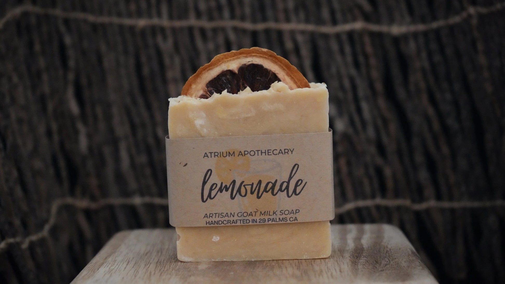 Lemonade Handmade Artisan Soap Bar Hip Crypt Atrium Apothecary 