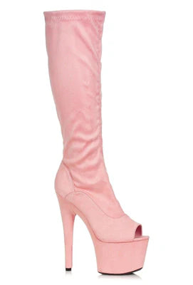 709-NATASHA 7" Knee High Boot W/Zipper.