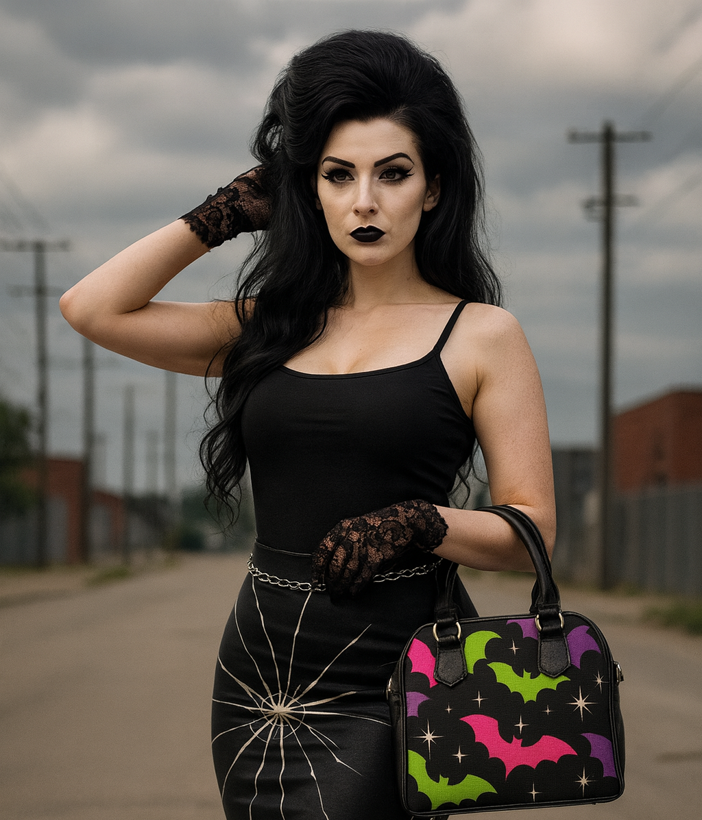 Candy Bat Crossbody Handbag