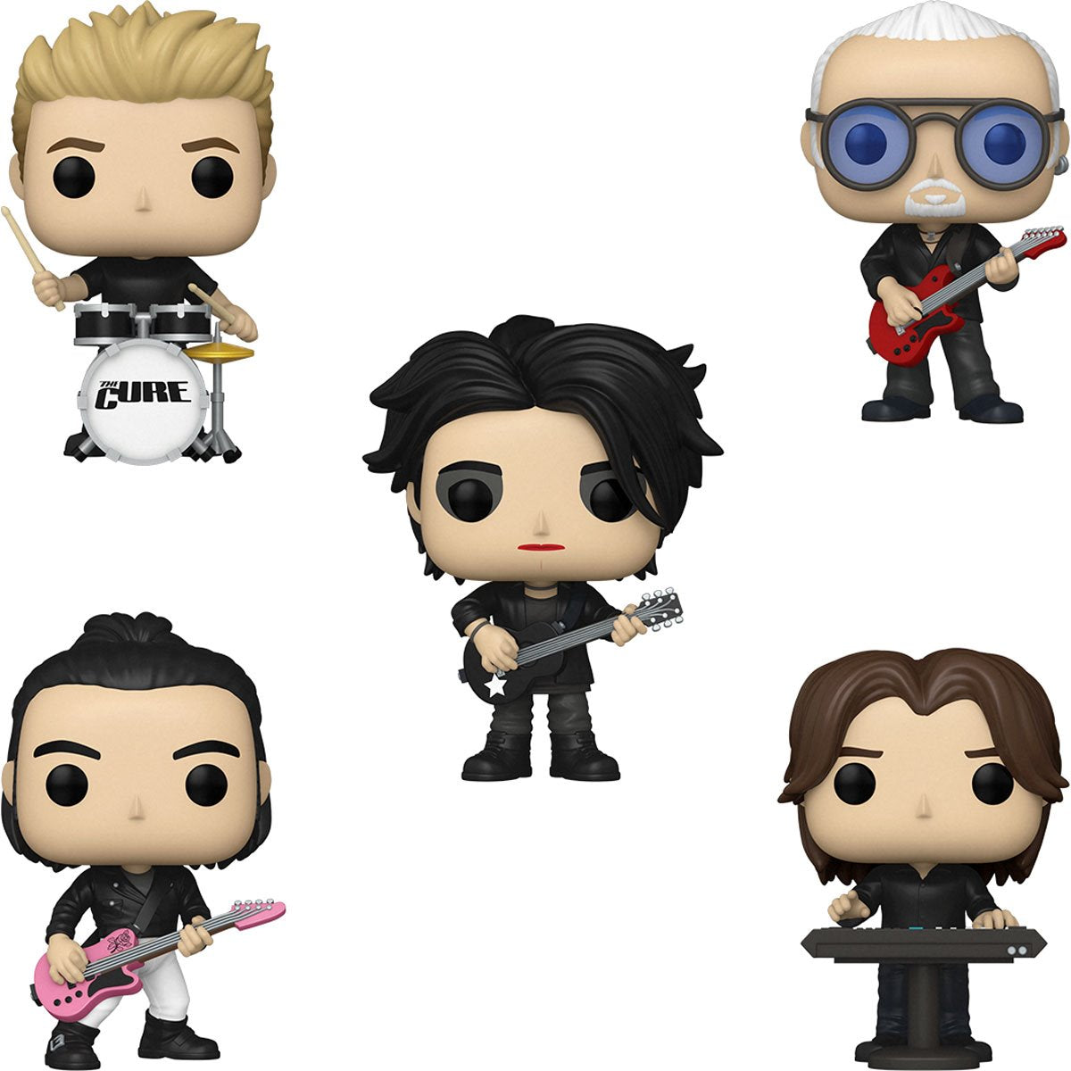 The Cure Funko Pop! Vinyl Figure 5-Pack Hip Crypt Robert Smith Music