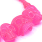 Skull Collection Necklace Pink Glitter Hip Crypt Kreepsville