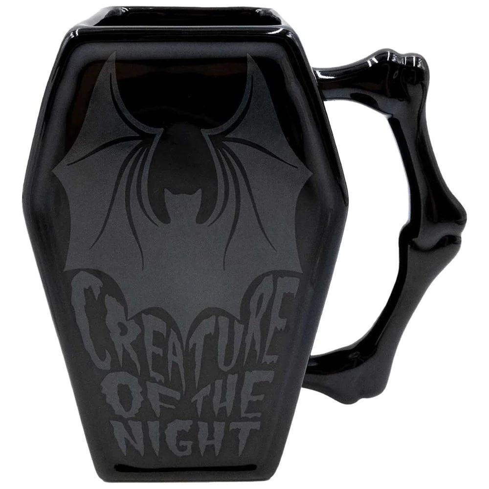 Creature Of The Night Coffin Mug Coffee Goth Hip Crypt Kreepsville