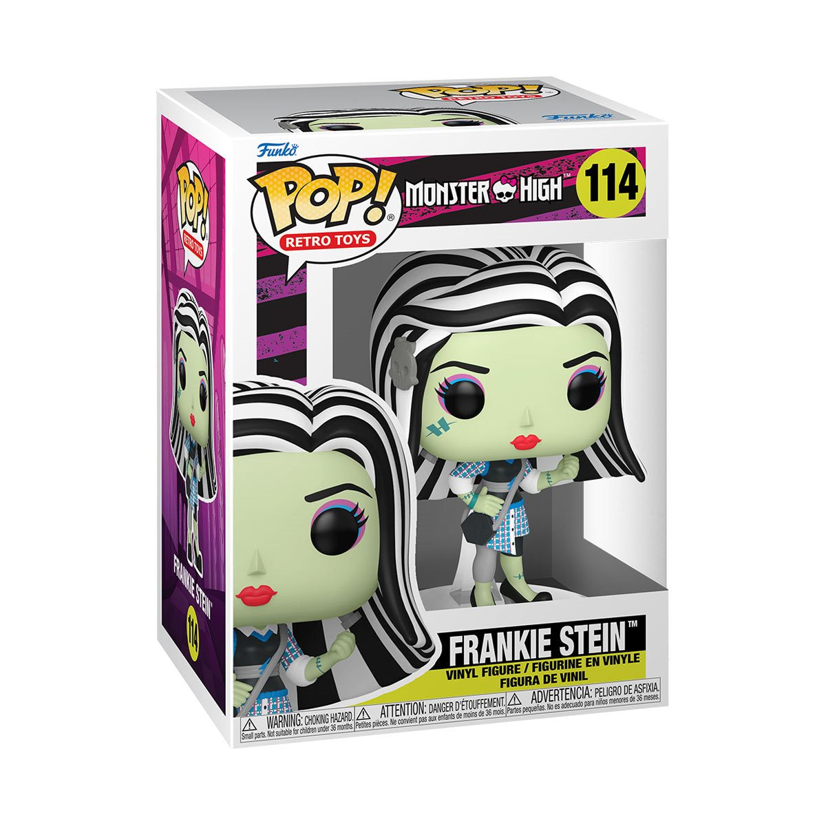 Monster High Frankie Stein Funko Pop! Vinyl Figure #114 Collectibles Toys Hip Crypt
