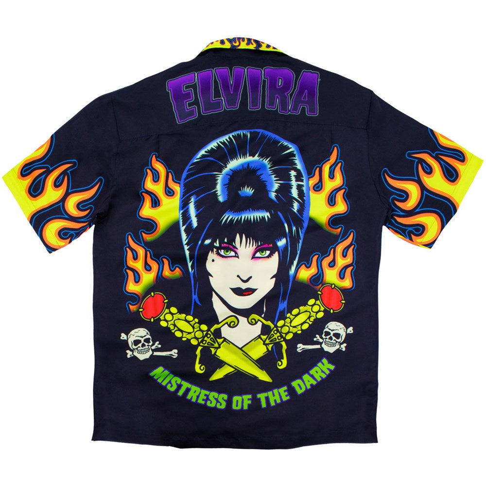 Elvira Tattoo Flames Sub Shirt