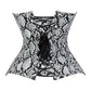 Lavish Snake Skin Print Underbust Corset Sweetheart Neckline Busk Closure