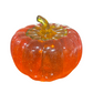 Handmade Orange Resin Pumpkin Trinket Jar with Lid by LoRe Creations
