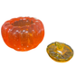 Handmade Orange Resin Pumpkin Trinket Jar with Lid by LoRe Creations