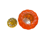 Handmade Orange Resin Pumpkin Trinket Jar with Lid by LoRe Creations