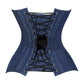Lavish Dark Denim Overbust Corset Top